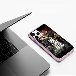 Чехол iPhone 11 Pro матовый THE LAST OF US ЩЕЛКУНЫ, цвет: 3D-розовый — фото 2