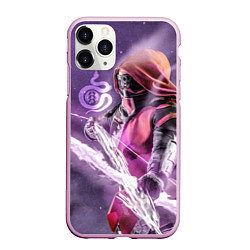 Чехол iPhone 11 Pro матовый DESTINY 2 HUNTER LOGO, цвет: 3D-розовый