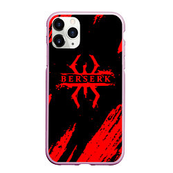 Чехол iPhone 11 Pro матовый Берсерк - Berserk, цвет: 3D-розовый