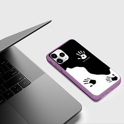Чехол iPhone 11 Pro матовый TES WE KNOW МЫ ЗНАЕМ, цвет: 3D-фиолетовый — фото 2