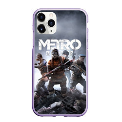 Чехол iPhone 11 Pro матовый МЕТРО ИСХОД АРТЁМ ,ЯДЕРНАЯ ЗИМА METRO EXODUS, цвет: 3D-светло-сиреневый