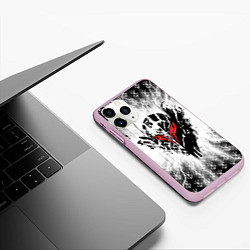 Чехол iPhone 11 Pro матовый Берсерк Berserk, цвет: 3D-розовый — фото 2