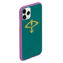 Чехол iPhone 11 Pro матовый Сыны Хоруса цвет легиона, цвет: 3D-фиолетовый — фото 2