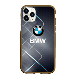 Чехол iPhone 11 Pro матовый BMW Logo, цвет: 3D-коричневый