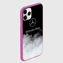 Чехол iPhone 11 Pro матовый Mercedes-Benz Облака, цвет: 3D-фиолетовый — фото 2