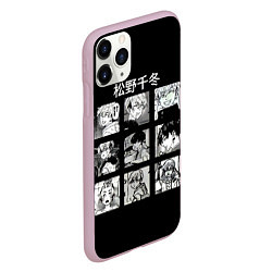 Чехол iPhone 11 Pro матовый Чифуя Матсуно хронология Токийские мстители, цвет: 3D-розовый — фото 2