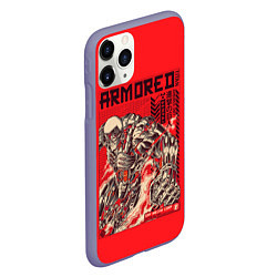 Чехол iPhone 11 Pro матовый ARMORED TITAN - Бронированный Титан, цвет: 3D-серый — фото 2