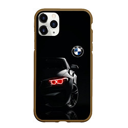 Чехол iPhone 11 Pro матовый BMW МИНИМЛ, цвет: 3D-коричневый