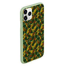 Чехол iPhone 11 Pro матовый Бесстыдник камуфляж, цвет: 3D-салатовый — фото 2