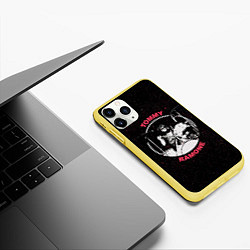 Чехол iPhone 11 Pro матовый Tommy Ramone, цвет: 3D-желтый — фото 2