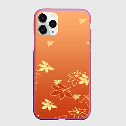 Чехол iPhone 11 Pro матовый КАДЗУХА KAZUHA КРАСНЫЙ КЛЕН, цвет: 3D-малиновый