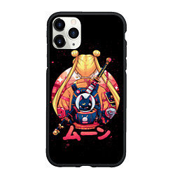 Чехол iPhone 11 Pro матовый Сейлор Мун Sailor Moon, цвет: 3D-черный