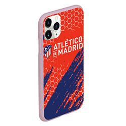 Чехол iPhone 11 Pro матовый Atletico Madrid: Football Club, цвет: 3D-розовый — фото 2