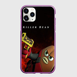 Чехол iPhone 11 Pro матовый Убить Боба, цвет: 3D-фиолетовый