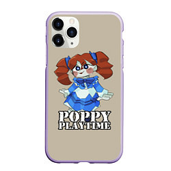 Чехол iPhone 11 Pro матовый Poppy Playtime, цвет: 3D-светло-сиреневый