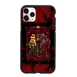 Чехол iPhone 11 Pro матовый DOOMGIRL DOOMGAY BLOOD, цвет: 3D-черный