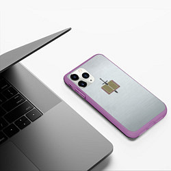 Чехол iPhone 11 Pro матовый Серые Рыцари цвет ордена, цвет: 3D-фиолетовый — фото 2