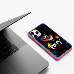 Чехол iPhone 11 Pro матовый Poppy Playtime, цвет: 3D-малиновый — фото 2