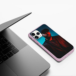 Чехол iPhone 11 Pro матовый Jeembo boy, цвет: 3D-розовый — фото 2