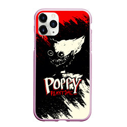 Чехол iPhone 11 Pro матовый Poppy Playtime: Red & Black, цвет: 3D-розовый