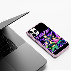 Чехол iPhone 11 Pro матовый Шинобу Канаэ кочо столп бабочки клинок, цвет: 3D-розовый — фото 2
