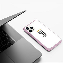 Чехол iPhone 11 Pro матовый Forza Forza Juve, цвет: 3D-розовый — фото 2