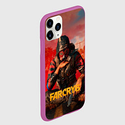 Чехол iPhone 11 Pro матовый Far Cry 6 - Повстанец, цвет: 3D-фиолетовый — фото 2