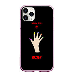 Чехол iPhone 11 Pro матовый Рука ледяного убийцы, цвет: 3D-розовый