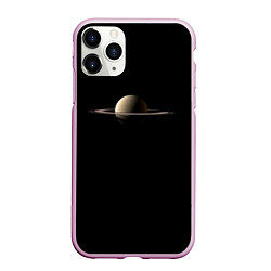 Чехол iPhone 11 Pro матовый Красавец Сатурн, цвет: 3D-розовый