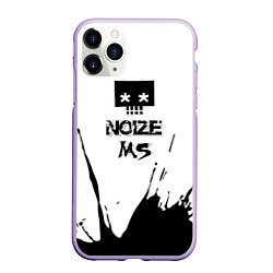 Чехол iPhone 11 Pro матовый Noize MC Нойз МС 1, цвет: 3D-светло-сиреневый