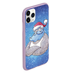 Чехол iPhone 11 Pro матовый BAD SANTA ПЛОХОЙ САНТА, цвет: 3D-сиреневый — фото 2