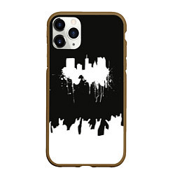 Чехол iPhone 11 Pro матовый Black sity Город тьмы ART 2, цвет: 3D-коричневый