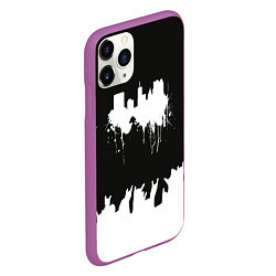 Чехол iPhone 11 Pro матовый Black sity Город тьмы ART 2, цвет: 3D-фиолетовый — фото 2