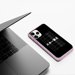 Чехол iPhone 11 Pro матовый SCARLXRD BLACK СКАРЛОРД, цвет: 3D-розовый — фото 2