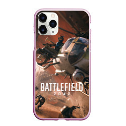 Чехол iPhone 11 Pro матовый Battlefield 2042 - Боевой отряд, цвет: 3D-розовый