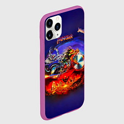 Чехол iPhone 11 Pro матовый Painkiller - Judas Priest, цвет: 3D-фиолетовый — фото 2