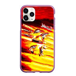 Чехол iPhone 11 Pro матовый Firepower - Judas Priest, цвет: 3D-фиолетовый