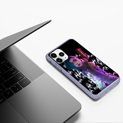 Чехол iPhone 11 Pro матовый Jinx Arcane, цвет: 3D-светло-сиреневый — фото 2