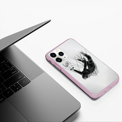 Чехол iPhone 11 Pro матовый The Nothing - Korn, цвет: 3D-розовый — фото 2