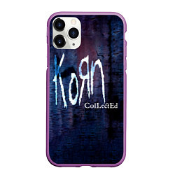 Чехол iPhone 11 Pro матовый Collected - Korn, цвет: 3D-фиолетовый