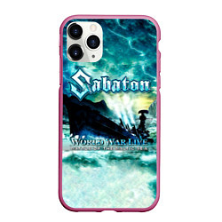 Чехол iPhone 11 Pro матовый World War Live: Battle of the Baltic Sea - Sabaton, цвет: 3D-малиновый