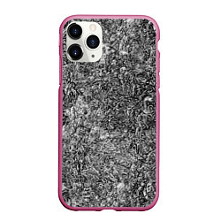 Чехол iPhone 11 Pro матовый Germ of the world, цвет: 3D-малиновый