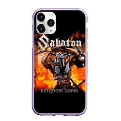 Чехол iPhone 11 Pro матовый Kingdom Come - Sabaton, цвет: 3D-светло-сиреневый