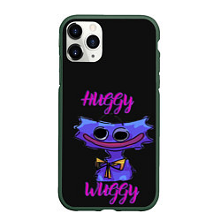 Чехол iPhone 11 Pro матовый Poppy Playtime: Huggy, цвет: 3D-темно-зеленый