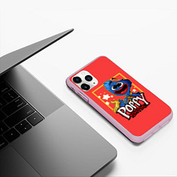 Чехол iPhone 11 Pro матовый POPPY PLAYTIME: STARS, цвет: 3D-розовый — фото 2