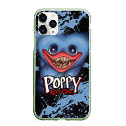 Чехол iPhone 11 Pro матовый POPPY PLAYTIME: HUGGY, цвет: 3D-салатовый