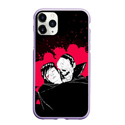 Чехол iPhone 11 Pro матовый Dance whith death, цвет: 3D-светло-сиреневый