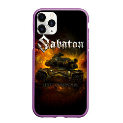 Чехол iPhone 11 Pro матовый SABATON - Steel Commanders, цвет: 3D-фиолетовый