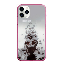 Чехол iPhone 11 Pro матовый Living Things - Linkin Park, цвет: 3D-малиновый