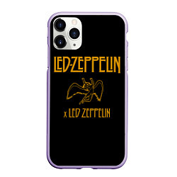 Чехол iPhone 11 Pro матовый Led Zeppelin x Led Zeppelin, цвет: 3D-светло-сиреневый